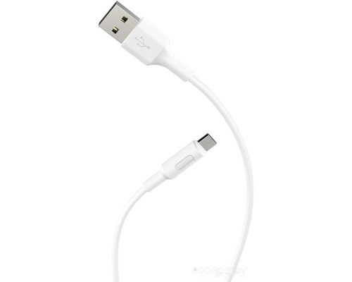 Кабель Hoco X25 microUSB (белый)