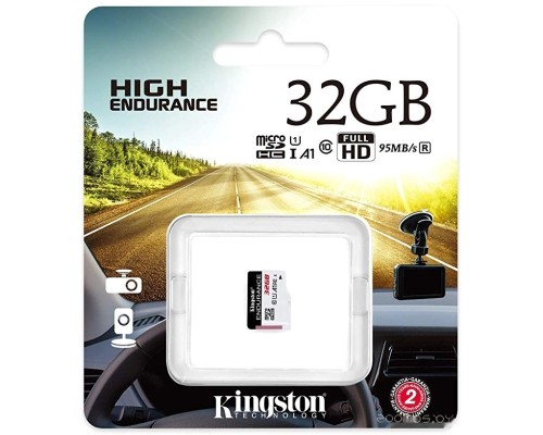 Карта памяти Kingston High Endurance microSDHC 32GB