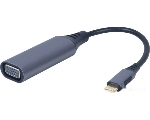 Кабель Cablexpert A-USB3C-VGA-01 USB Type-C - VGA (0.15 м, фиолетовый)