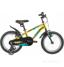 Детский велосипед Novatrack Prime 16 (золотой металлик, 2020)