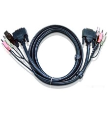 Кабель ATEN DVI-D - DVI-D 2L-7D02UD (1.8 м, черный)