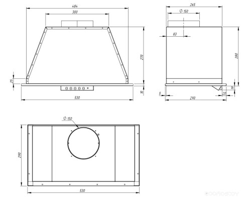 Вытяжка AKPO Neva eco 60 WK-4 (белый)