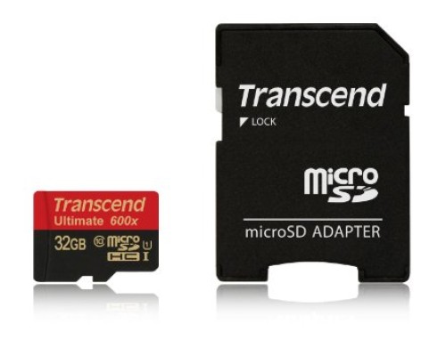 Карта памяти Transcend microSDHC UHS-I U1 (Class 10) 600x Ultimate 32GB