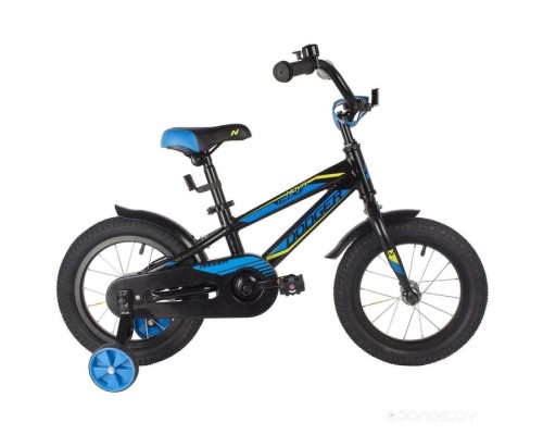 Детский велосипед Novatrack Dodger 14 2022 145ADODGER.BK22 (черный)