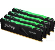 Модуль памяти Kingston FURY Beast 4x32GB DDR4 PC4-25600 KF432C16BBK4/128