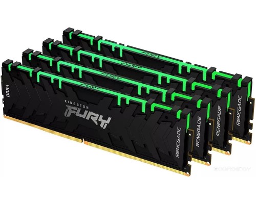 Модуль памяти Kingston FURY Renegade RGB 4x32GB DDR4 PC4-28800 KF436C18RBAK4/128