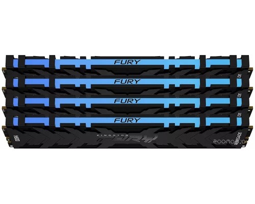 Модуль памяти Kingston FURY Renegade RGB 4x32GB DDR4 PC4-28800 KF436C18RBAK4/128