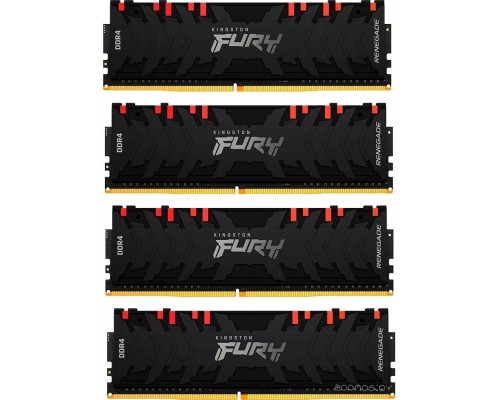 Модуль памяти Kingston FURY Renegade RGB 4x32GB DDR4 PC4-28800 KF436C18RBAK4/128