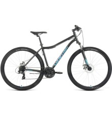 Велосипед Forward Sporting 29 2.2 D р.21 2022 (черный/бирюзовый)