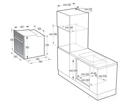 Духовой шкаф Gorenje BSA6737ORAB