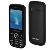 Кнопочный телефон MAXVI K20 (черный)