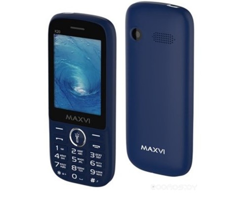 Кнопочный телефон MAXVI K20 (синий)