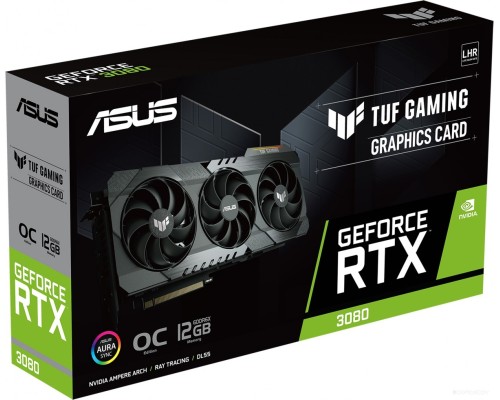 Видеокарта Asus TUF Gaming GeForce RTX 3080 OC 12GB TUF-RTX3080-O12G-GAMING