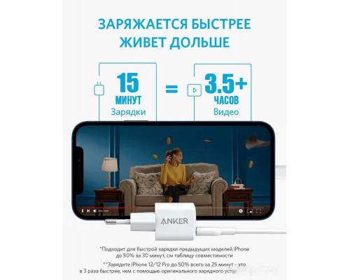 Сетевое зарядное Anker PowerPort III Nano