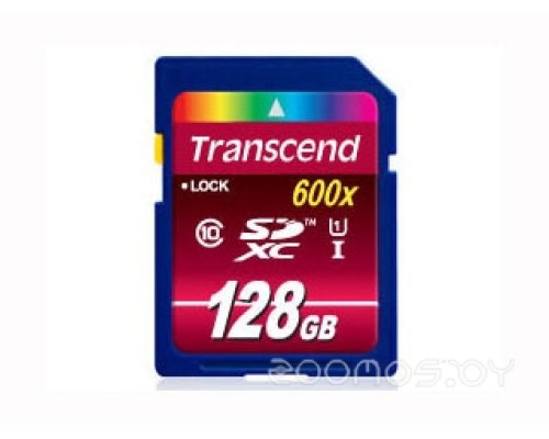 Карта памяти Transcend SDXC UHS-I (Class 10) 600x Ultimate 128GB