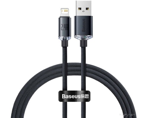 Кабель Baseus CAJY000101 USB Type-A - Lightning (2 м, черный)