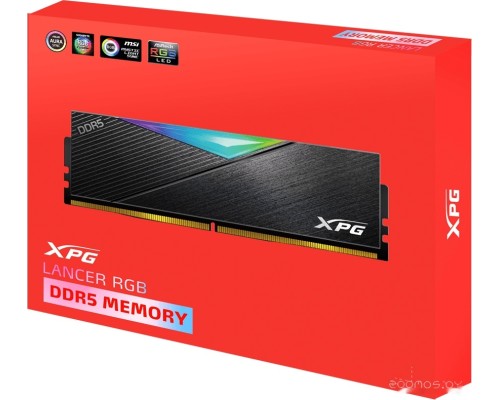 Модуль памяти A-Data XPG Lancer RGB 2x16GB DDR5 PC5-41600 AX5U5200C3816G-DCLARBK