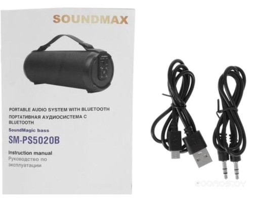 Портативная акустика SoundMAX SM-PS5020B (темно-синий)