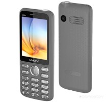 Кнопочный телефон MAXVI K15n (серый)