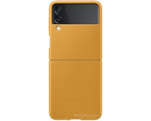 Чехол Samsung Leather Cover для Samsung Galaxy Z Flip3 (коричневый)