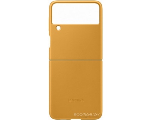 Чехол Samsung Leather Cover для Samsung Galaxy Z Flip3 (коричневый)