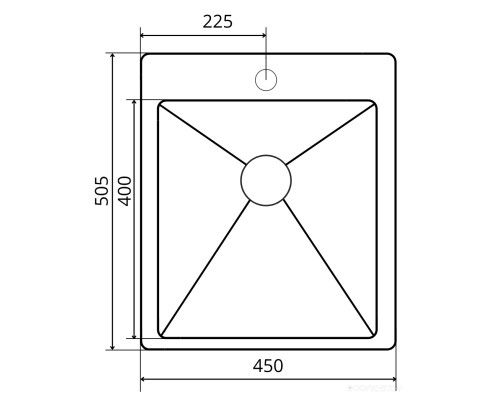 Кухонная мойка Zorg ZRN 5045