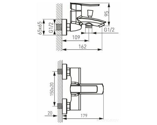 Смеситель Ferro Vitto VerdeLine BVI1VL