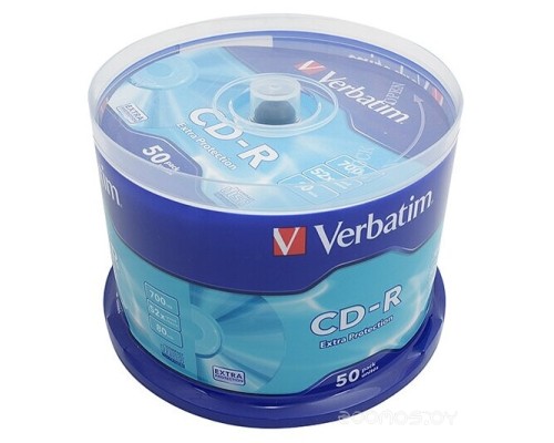 CD-R Verbatim 700Mb 52x 43351 (50 шт.)