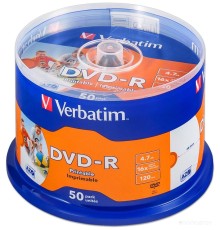 DVD±R Verbatim 4.7Gb 16x 43533 (50 шт.)
