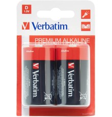 Батарейка Verbatim D Alkaline Batteries 49923