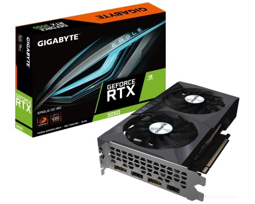 Видеокарта Gigabyte GeForce RTX 3050 Eagle OC 8G GV-N3050EAGLE OC-8GD