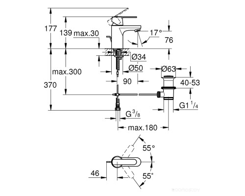 Смеситель Grohe Get 32883000