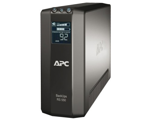 Источник бесперебойного питания APC by Schneider Electric Back-UPS RS LCD 550VA