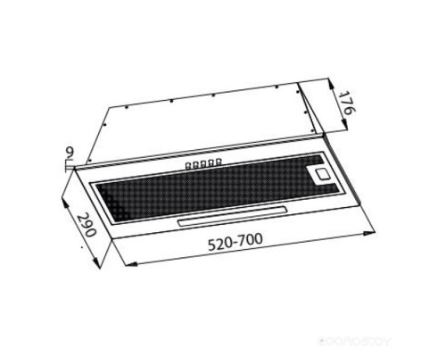 Вытяжка Evelux Integral 60 X