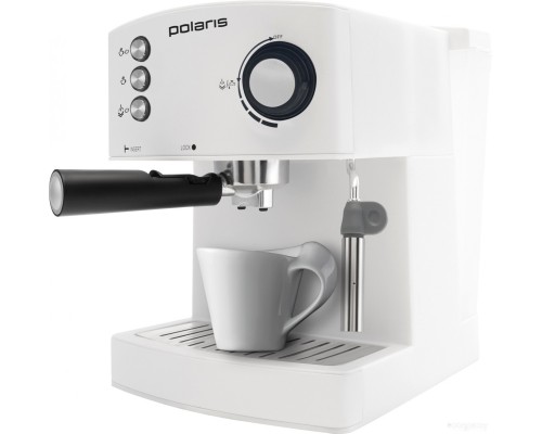 Рожковая помповая кофеварка Polaris PCM 1527E Adore Crema (белый)