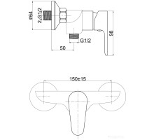 Смеситель Cersanit Cersania 63032