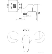 Смеситель Cersanit Cersania 63032