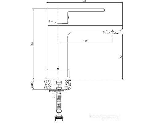 Смеситель Cersanit Smart 63047