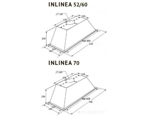 Вытяжка Kuppersberg INLINEA 70 WX