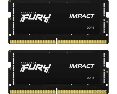 Модуль памяти Kingston FURY Impact 2x16 ГБ DDR5 4800 МГц KF548S38IBK2-32