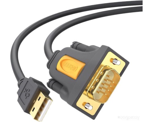 Кабель Ugreen CR104 20211 USB-А 2.0 - DB9 RS-232 (1.5 м)