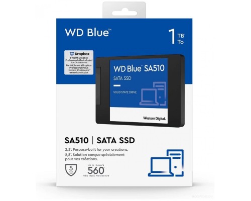 SSD Western Digital Blue SA510 1TB WDS100T3B0A