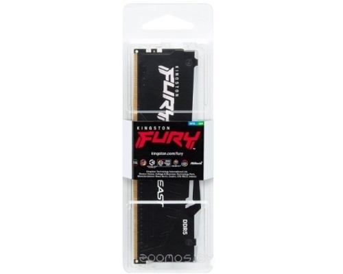 Модуль памяти Kingston FURY Beast RGB 2x8ГБ DDR5 5200 МГц KF552C40BBAK2-16