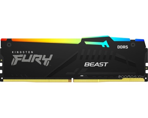 Модуль памяти Kingston FURY Beast RGB 32ГБ DDR5 5200 МГц KF552C40BBA-32