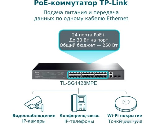 Коммутатор TP-Link TL-SG1428PE