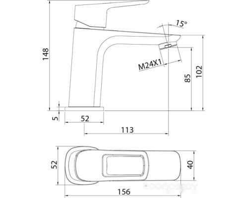 Смеситель IDDIS Spin SPISB00i01