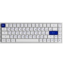 Клавиатура Akko 3068B Plus White & Blue (Akko CS Jelly Pink)