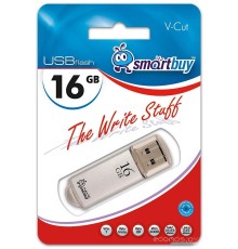 USB Flash SmartBuy 16GB V-Cut Silver (SB16GBVC-S)