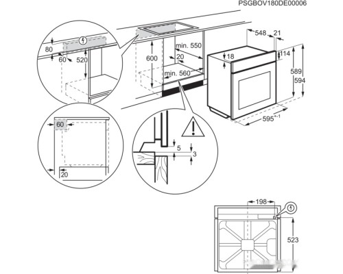 Духовой шкаф Electrolux EOD3C70TK