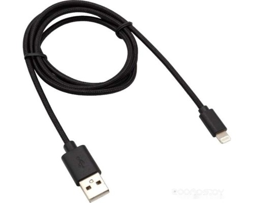 Кабель Rexant 18-7055 USB Type-A - Lightning (1 м, черный)